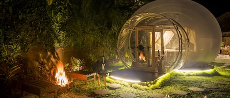 Deluxe Tent, Private Pool, Slope side | Blackout curtains, free WiFi, bed sheets