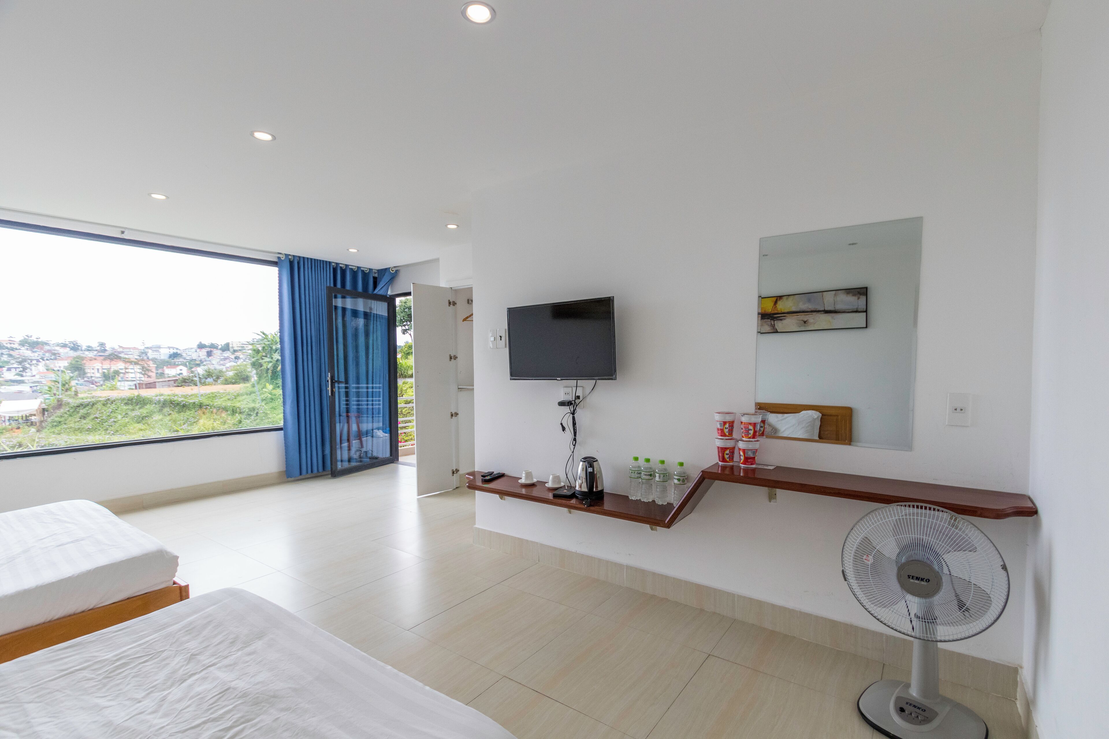 Family Quadruple Room, 2 Queen Beds, Balcony, Garden View