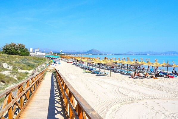 Accommodatie ligt op het strand