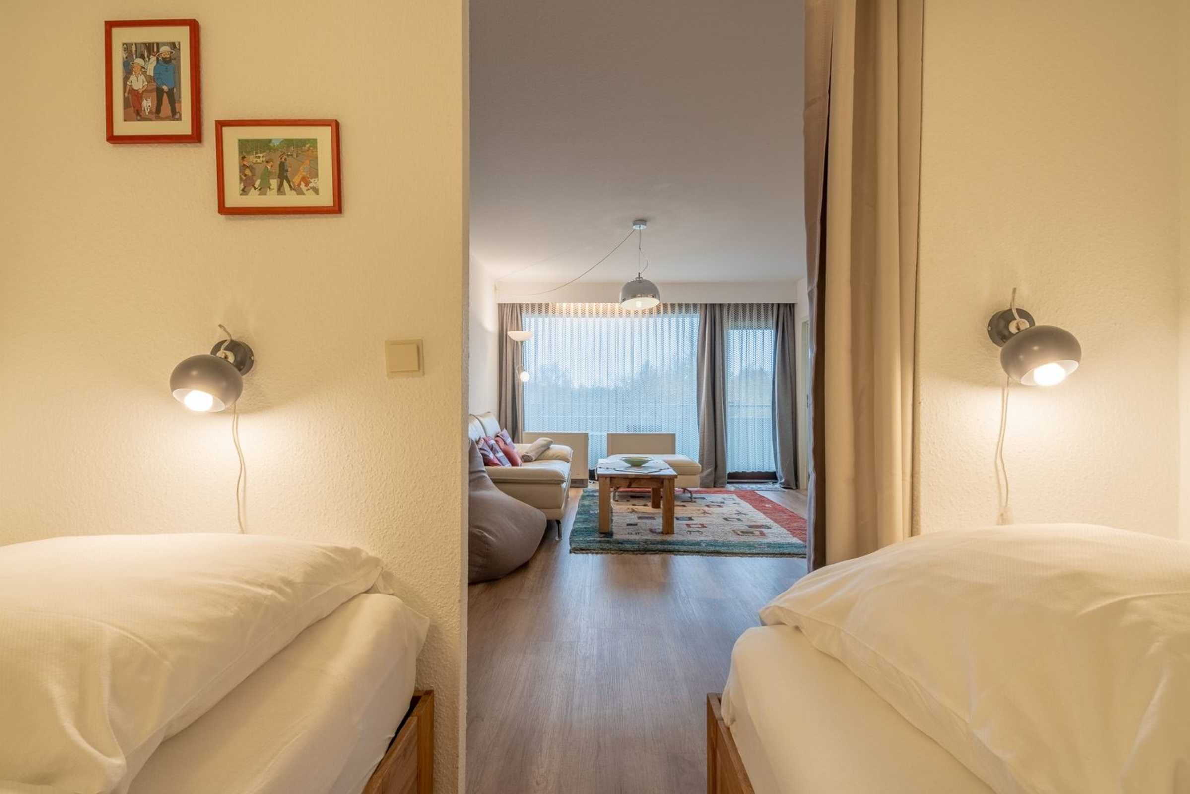 2 bedrooms, WiFi, bed sheets, wheelchair access