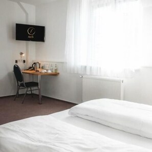 Soundproofing, free cots/infant beds, free WiFi, bed sheets