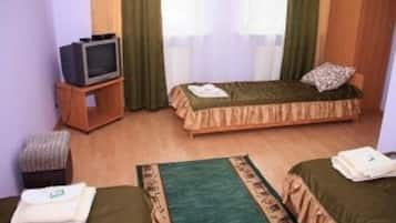 Economy Double or Twin Room, Courtyard View | Blackout drapes, free WiFi, bed sheets