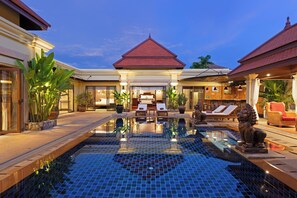 Private pool - Generous 6BR Balinese Pool Villa Sophia (Rawai)