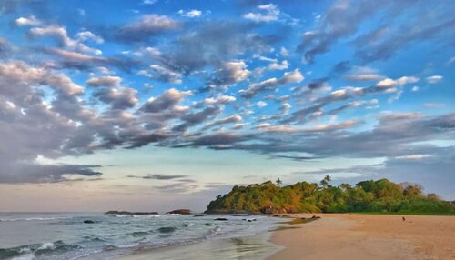 Villa in the middle of tropical palm trees, not far from the Bentota beach 