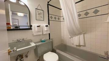 Tina con regadera y secadora de cabello