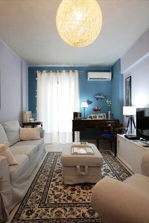 TV, libri, biblioteca musicale, impianto stereo
