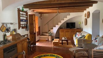 TV, fireplace, stereo