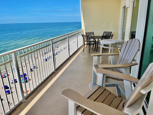 No Host Fees, Beachfront, E Corner Unit On The 10th Floor w/ Wrap Around Balcony