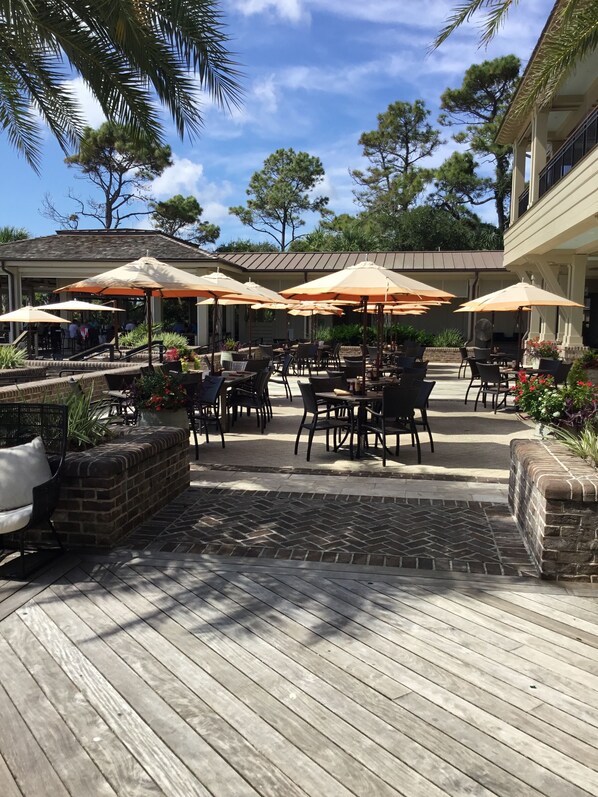 Restauration en plein air