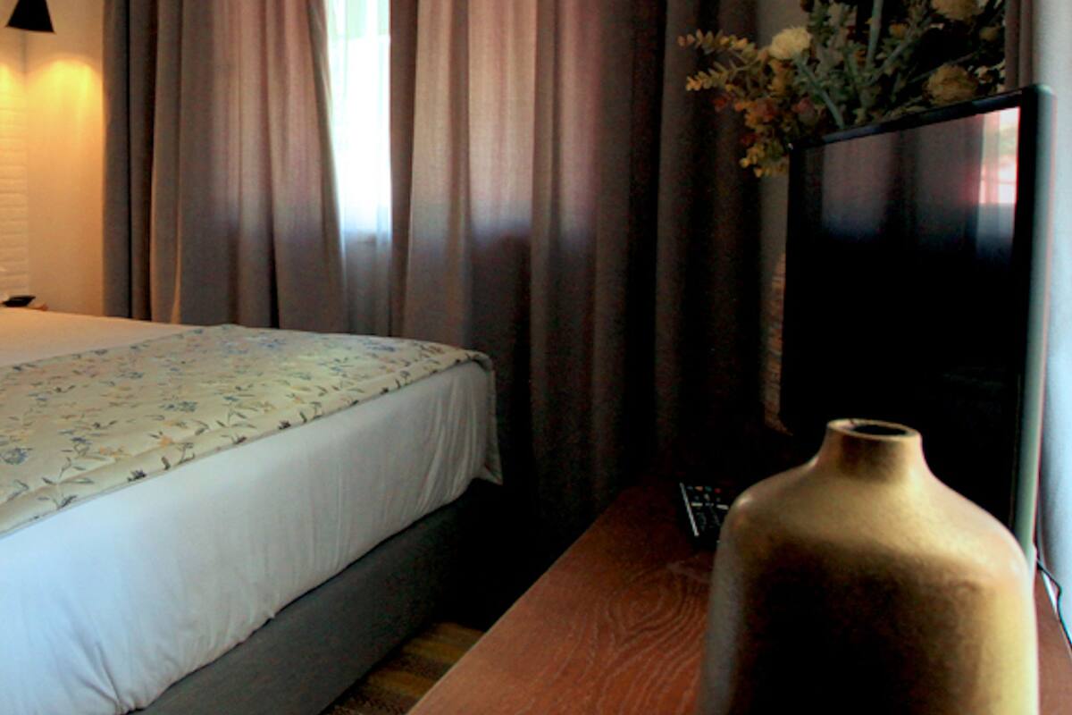 Monserrate - Apartamento 1 quarto, vista jardim | Italienske Frette-laken og sengetøy av topp kvalitet