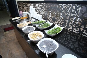 Gratis morgenmadsbuffet hver dag
