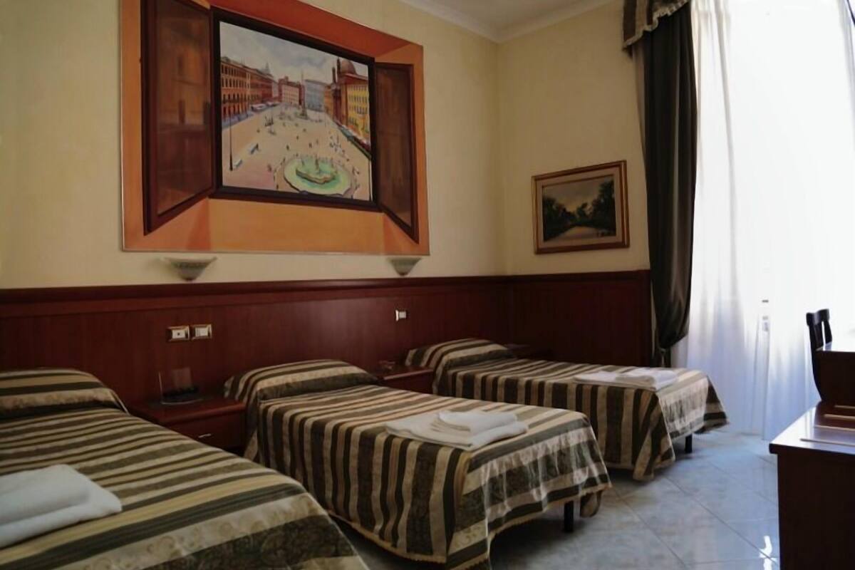 Standard Triple Room | 1 bedroom, in-room safe, desk, blackout drapes