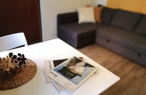 TV - Modern two-room apartment close to the center of Turin (Torino)