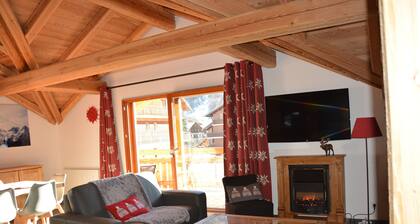 95 m2 le col du Galibier 4**** for 7 people in the center of Valloire