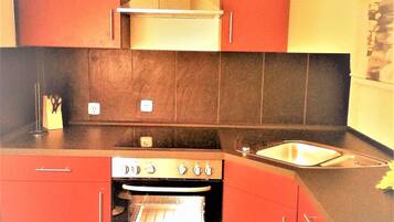 Kühlschrank, Ofen, Herdplatte, Geschirrspüler