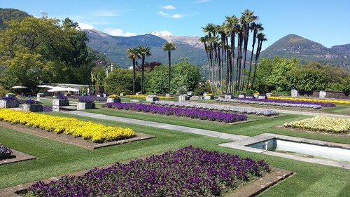 quiet, sunny, stylish, with wide valley view to south from terrace and balcony