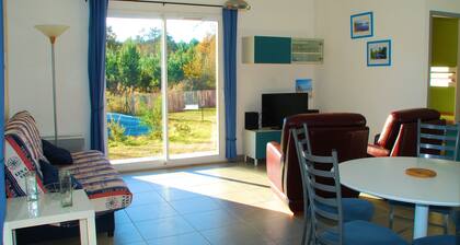 Landes, house near ocean, lake and forest, large garden