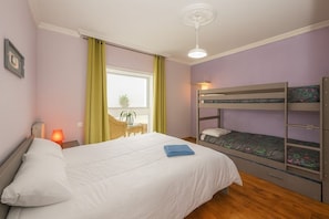 4 bedrooms, iron/ironing board, travel cot, free WiFi