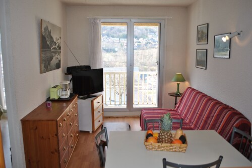 APPT T2: 2/5 PERS, 30 METRES DU TELECAB, PARKING PRIVE