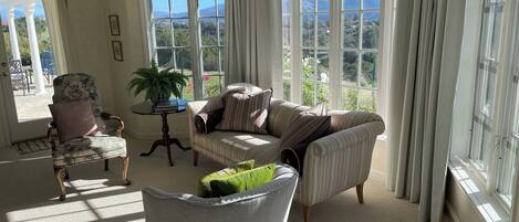 Smart TV, DVD player, books, stereo