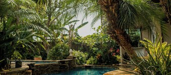 Beach House Oasis with Private Heated Pool & NEW Cascading Hot Tub