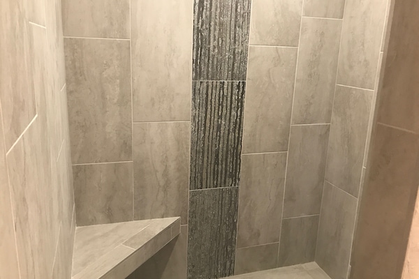 Walk in Shower in Master Bathroom
