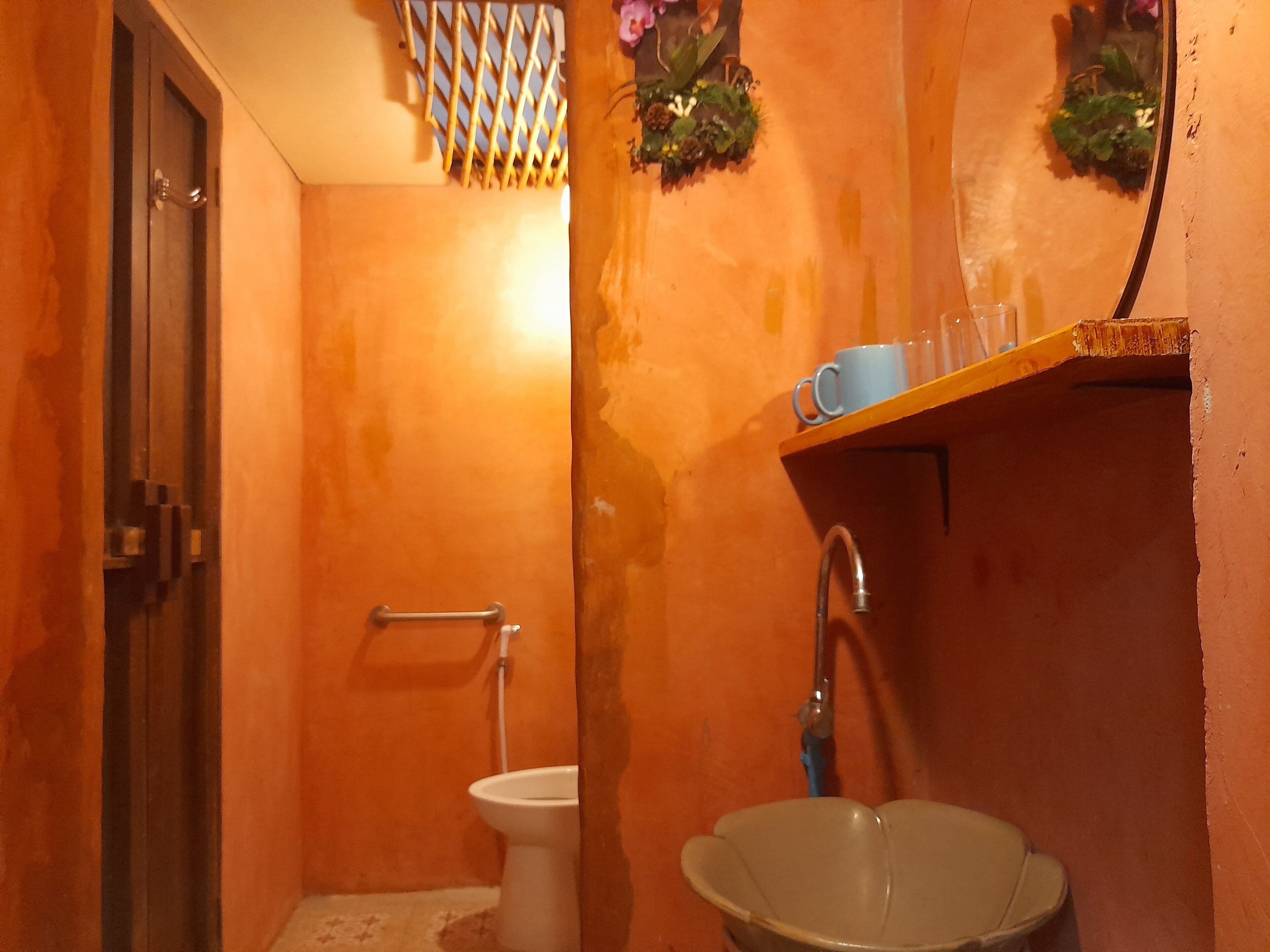 Sister (4th floor, No Lift) | Bathroom | Shower, free toiletries, slippers, towels
