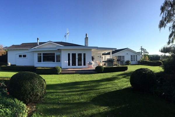 Our house and guest cottage