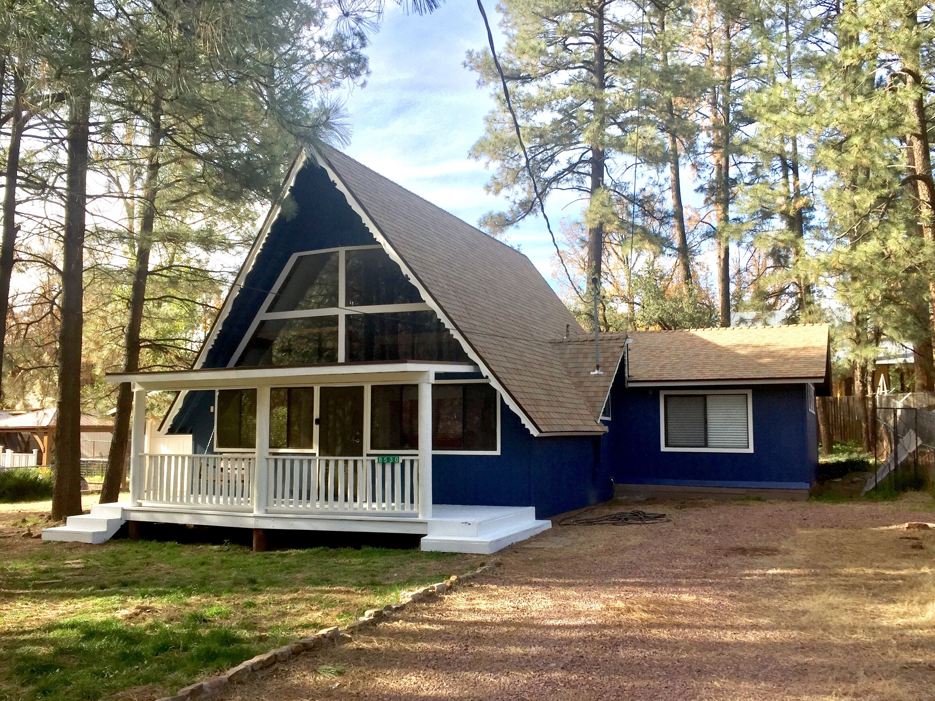 Newly Remodeled A-Frame Cabin in the Pines