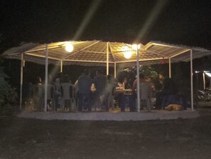 Family dining - LoveBird Pawana Lake Camping (Mawal)