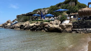 Yakında özel plaj, ücretsiz plaj servisi, ücretsiz plaj kabini, şezlong
