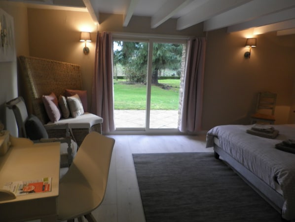 Comfort Double Room, Private Bathroom, Garden View (Louis) | View from room - Au Clos de Launay chambres d'hôtes (Le Cellier)