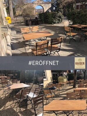 Lunch and dinner served, al fresco dining  - Klosterhof (Adelberg)