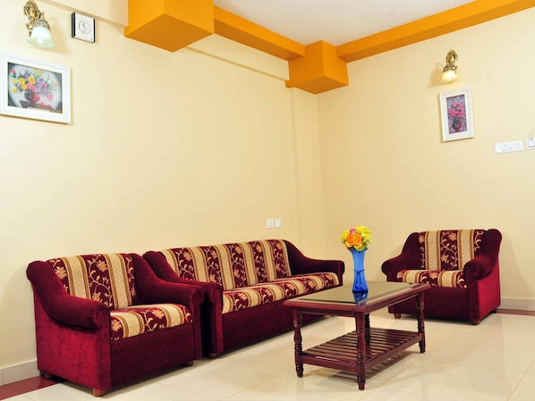 Sala de estar en el lobby
