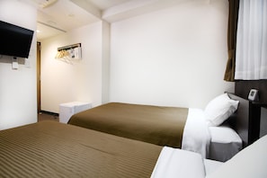Habitación con 2 camas individuales, no fumadores | Escritorio, wifi gratis, ropa de cama