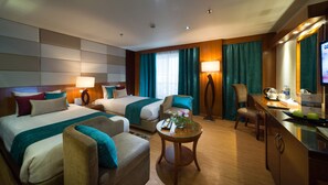 Sábanas de algodón egipcio, ropa de cama de alta calidad y minibar