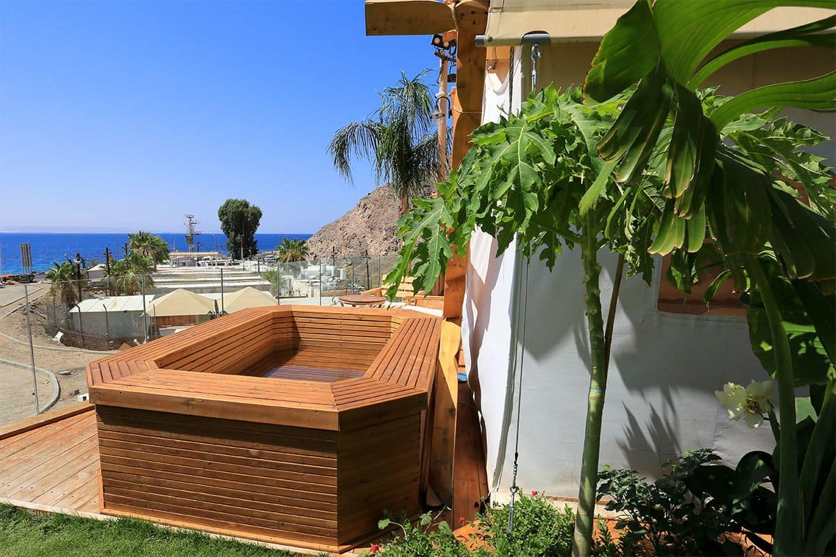 Zelt, Meerblick (Double) | Terrasse/Patio