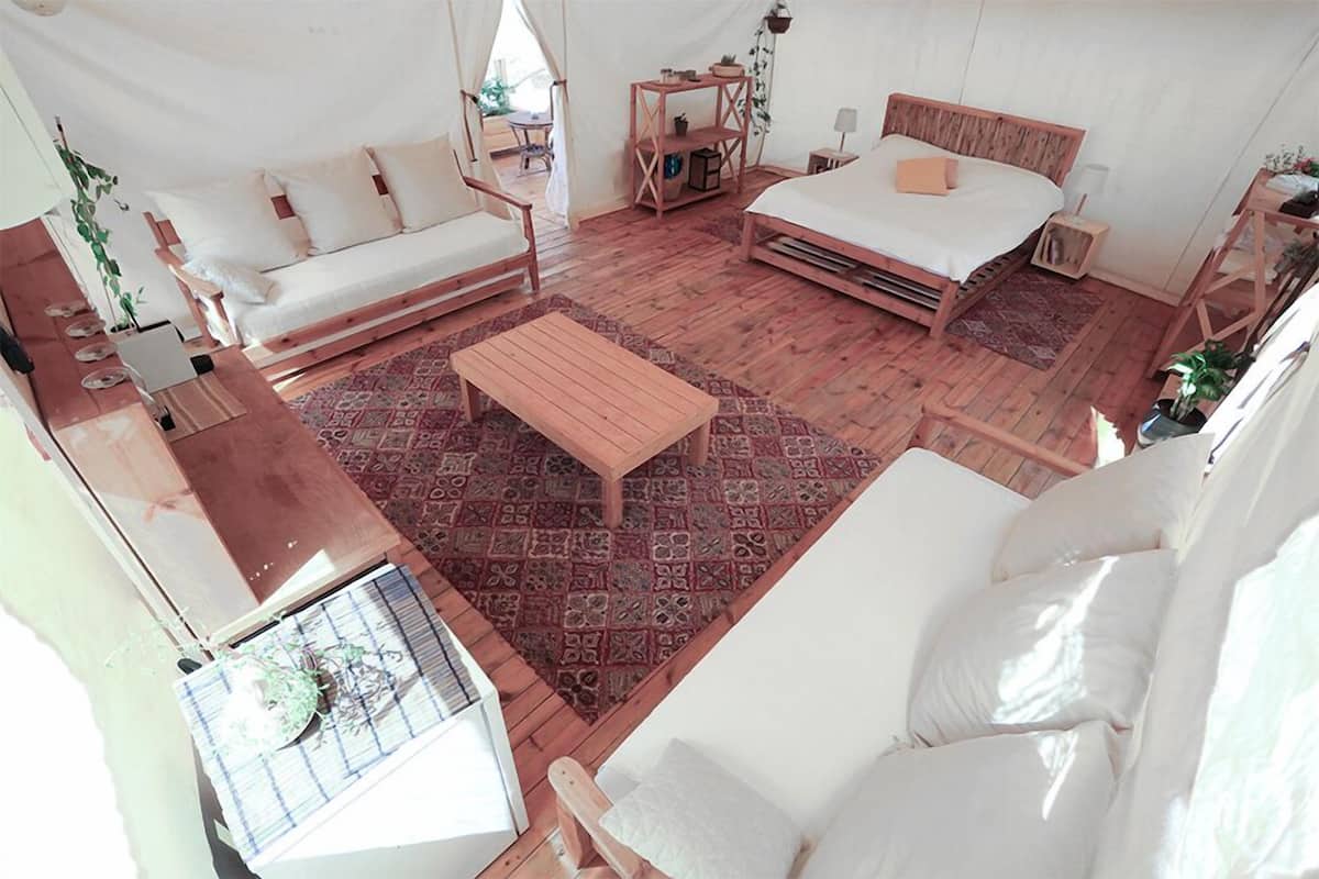 Luxury-Zelt | BettwÀsche aus Àgyptischer Baumwolle, hochwertige Bettwaren