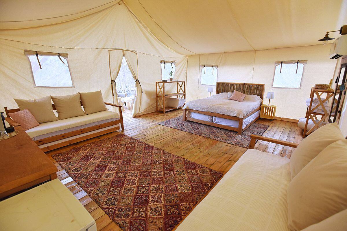 Luxury Tent | Egyptian cotton sheets, premium bedding, WiFi (free)