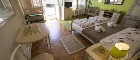 Apartment | Individually decorated, individually furnished, desk, iron/ironing board