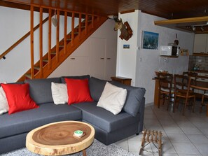 TV - Semi-detached chalet with garden, 3 rooms, 6 people (Pralognan-la-Vanoise)