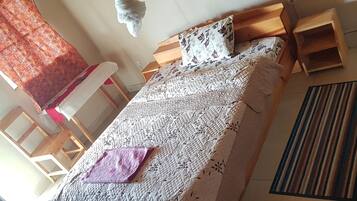 Individually decorated, individually furnished, desk, iron/ironing board