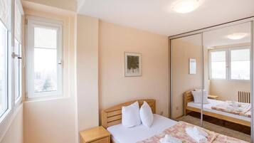 2 bedrooms, iron/ironing board, free cribs/infant beds, rollaway beds