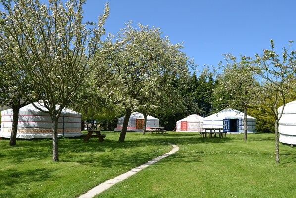 Majoituspaikan julkisivu