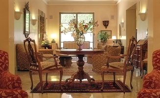 Lobby sitting area