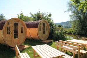 奢华小屋 (Luxusfass) | 露台