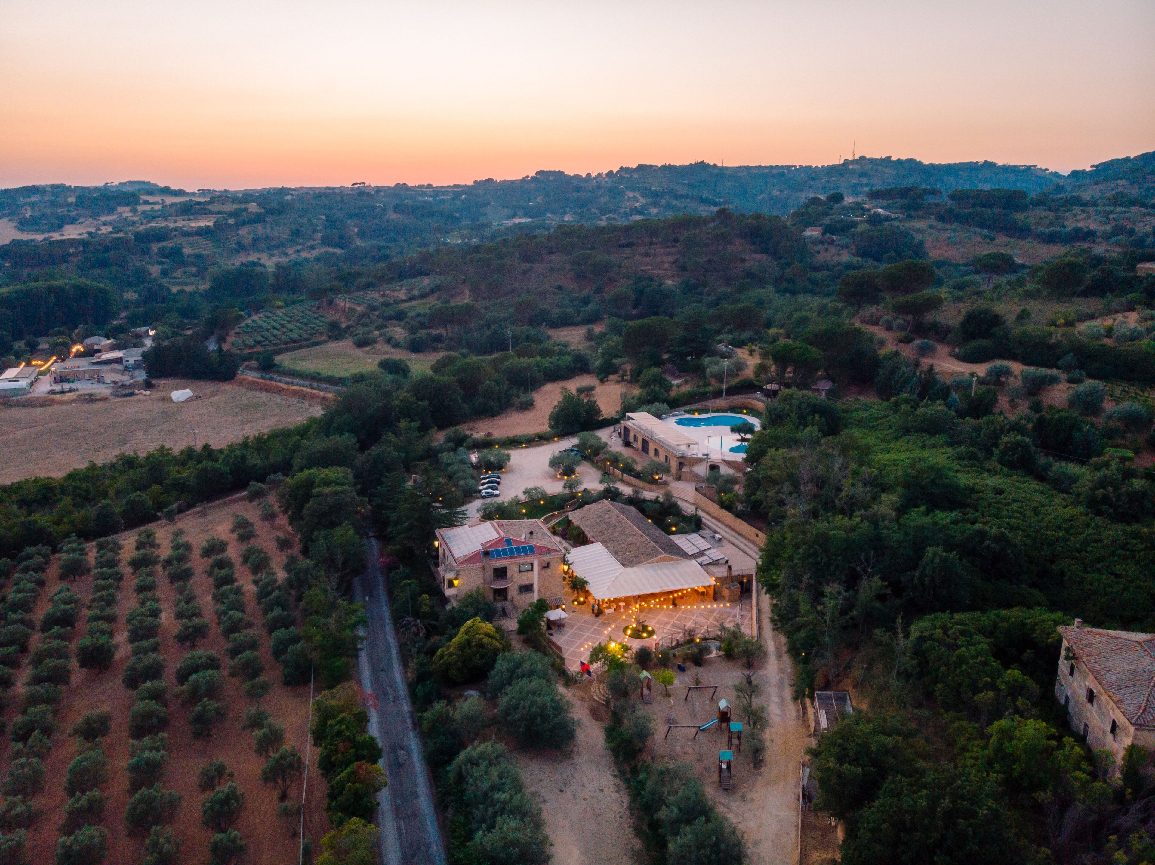 Front of property - evening/night