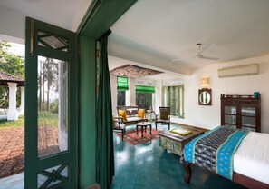Mandovi Room | 1 bedroom, premium bedding, down comforters, in-room safe