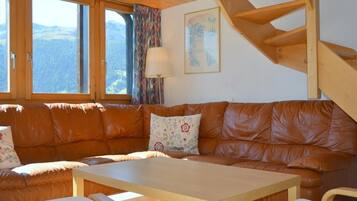 Fernseher, Kamin, DVD-Player