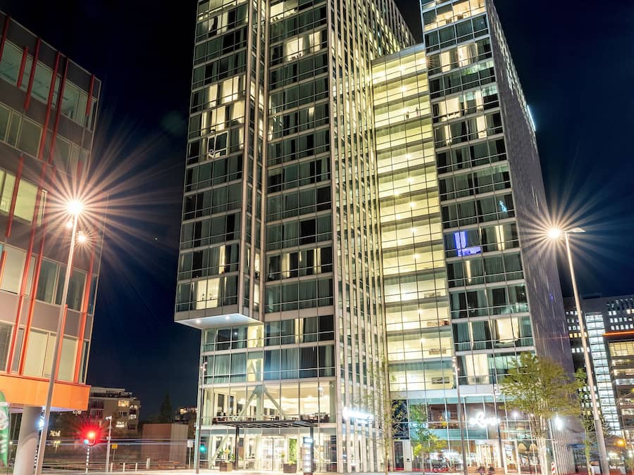 Front of property - evening/night